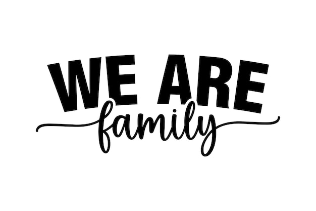 Powerful Lettering Celebrating the Bond of Family | Jiffy Designs