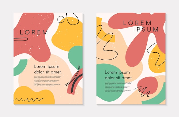 Vibrant Abstract Shapes and Textures in Playful Composition | Jiffy Designs