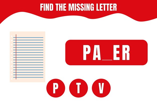 Uncover the Missing Letter in the Striking Red and White Design | Jiffy ...