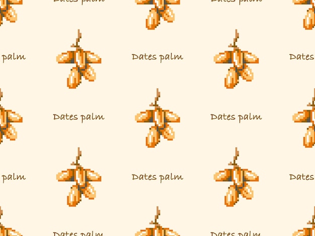 Vibrant Dates Palm Fruit Seamless Pattern | Jiffy Designs