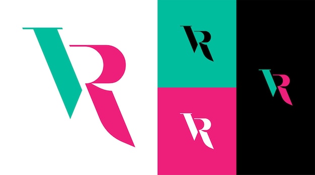 Vibrant Geometric Monogram Symbols in Bold Colors | Jiffy Designs