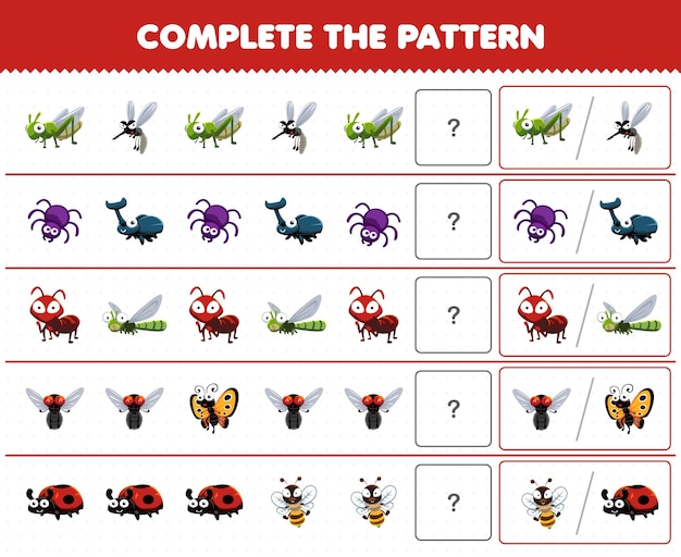 Diverse Insect Collection: Patterns and Shapes for Creative Projects ...