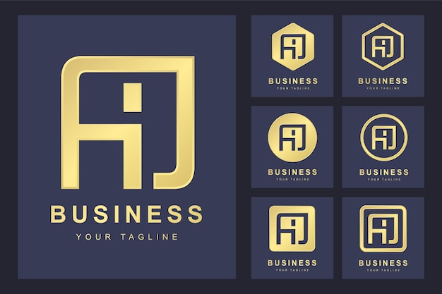 Elegant Geometric Monogram Logo for Sophisticated Business | Jiffy Designs