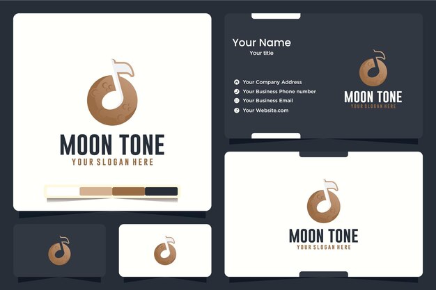Crescent-Shaped Musical Note in Warm Tones | Jiffy Designs