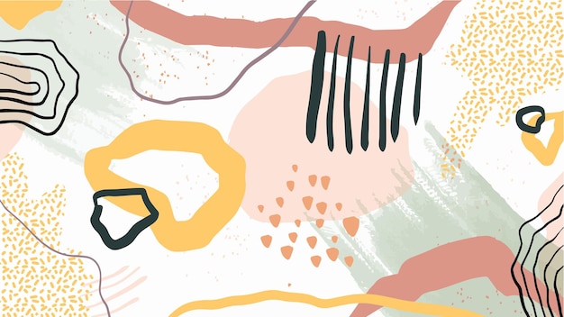 Vibrant Abstract Shapes and Textures in Earthy Tones | Jiffy Designs