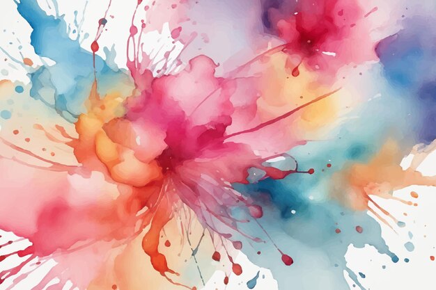 Vibrant Watercolor Floral Explosion of Color | Jiffy Designs