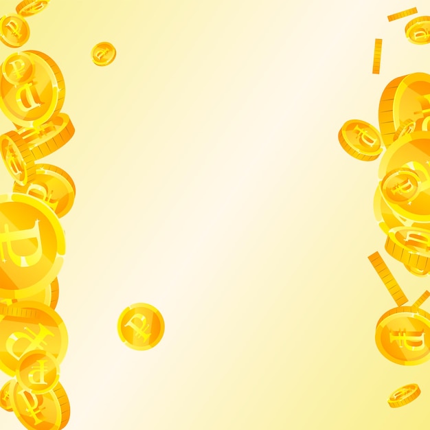 Vibrant Golden Coins Cascading Across the Frame | Jiffy Designs