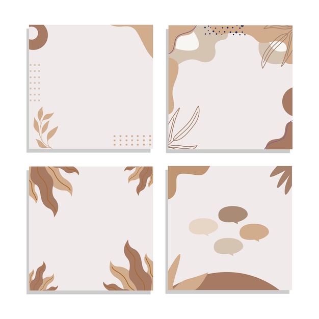 Earthy Botanical Patterns with Organic Shapes and Textures | Jiffy Designs