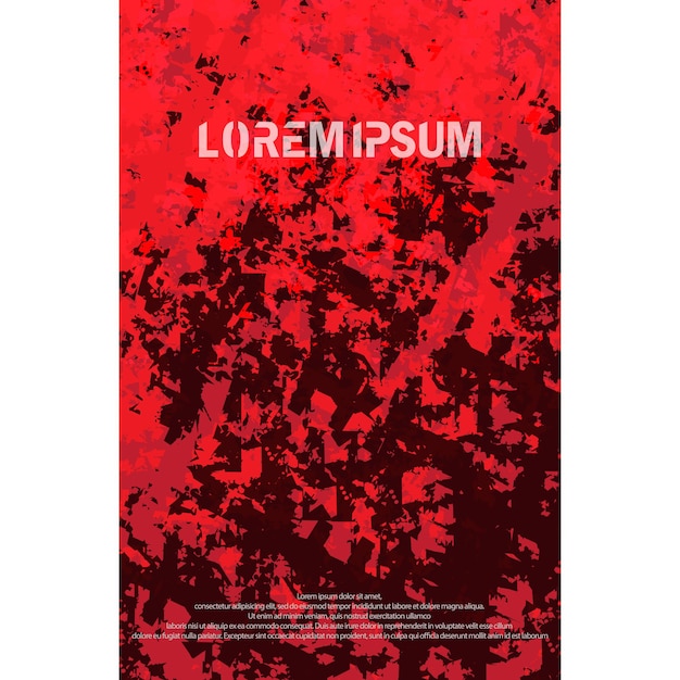Vibrant Red Distressed Backdrop with Bold Text | Jiffy Designs