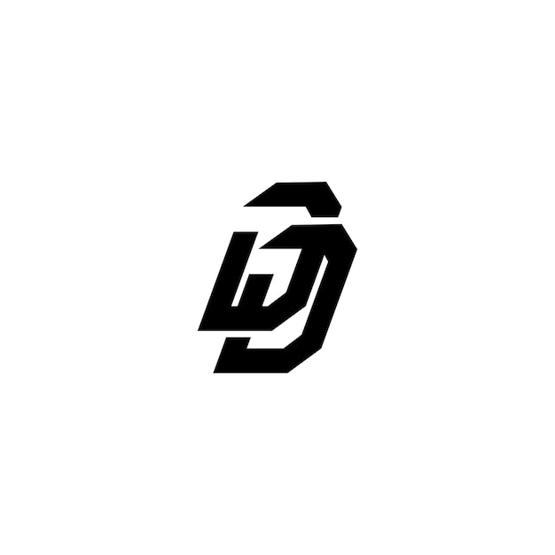 Striking Monogram Design with Bold Geometric Shapes | Jiffy Designs