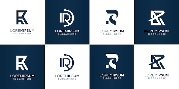 Minimalist Monogram Logos with Sleek Geometric Shapes | Jiffy Designs