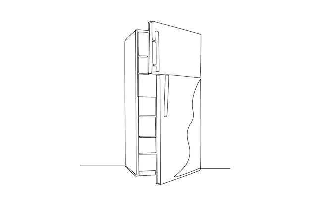 Sleek and Modern Refrigerator with Minimalist Design | Jiffy Designs