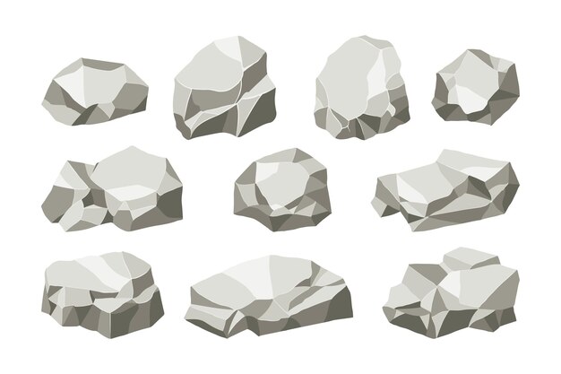 Rugged Monochrome Boulders: A Geometric Rock Formation Showcase | Jiffy ...