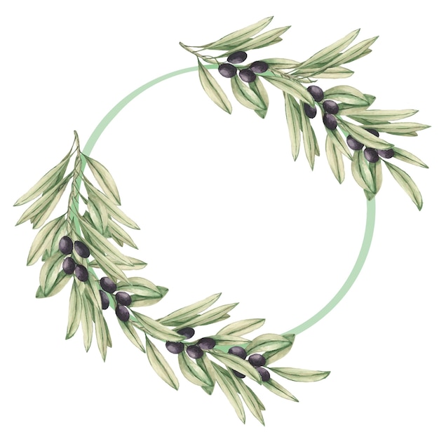 Elegant Olive Branch Wreath with Lush Foliage | Jiffy Designs