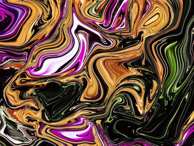 Mesmerizing Swirls of Vibrant Hues and Flowing Textures | Jiffy Designs