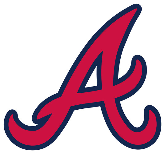 Casquette MLB Atlanta Braves Chipper Jones – Rouge Blanc Bleu, Réglable, Occasion