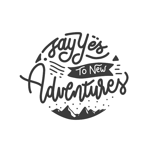Handwritten Lettering for New Outdoor Adventures | Jiffy Designs