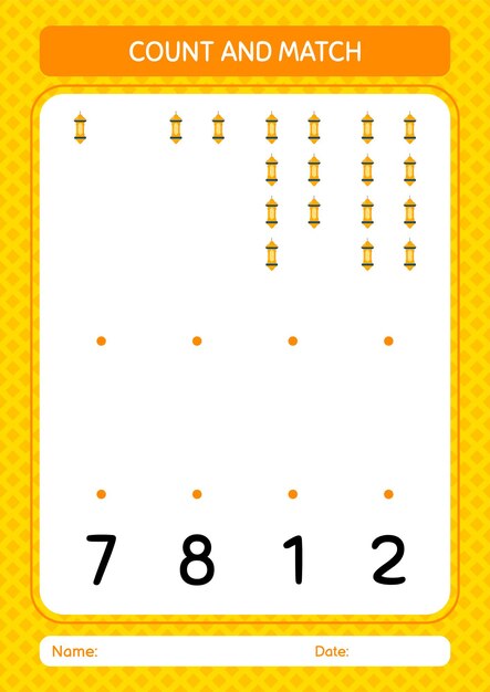 Engaging Counting and Matching Activity with Golden Shapes | Jiffy Designs