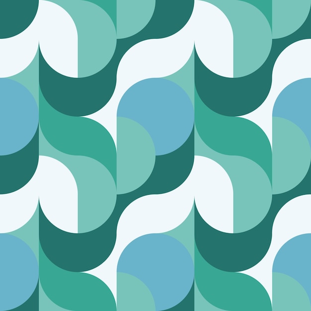 Mesmerizing Geometric Shapes in Calming Shades of Green | Jiffy Designs