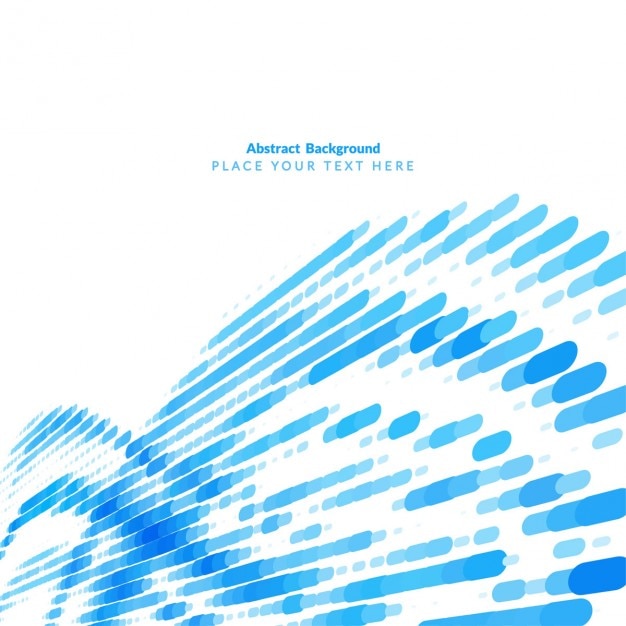 Abstract Flowing Blue Brush Strokes on White Background | Jiffy Designs