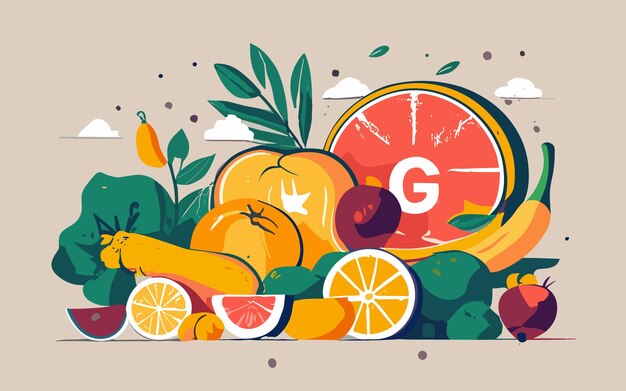 Vibrant Citrus Fruit and Foliage Composition | Jiffy Designs