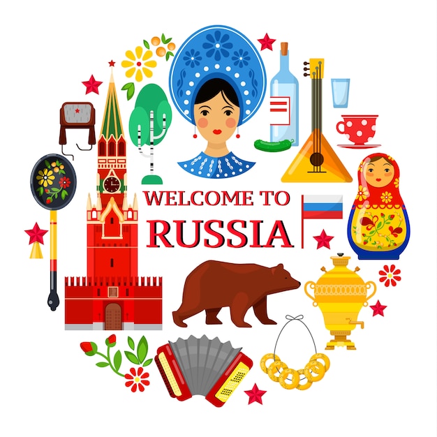 Vibrant Russian Icons and Symbols Celebrating Culture | Jiffy Designs