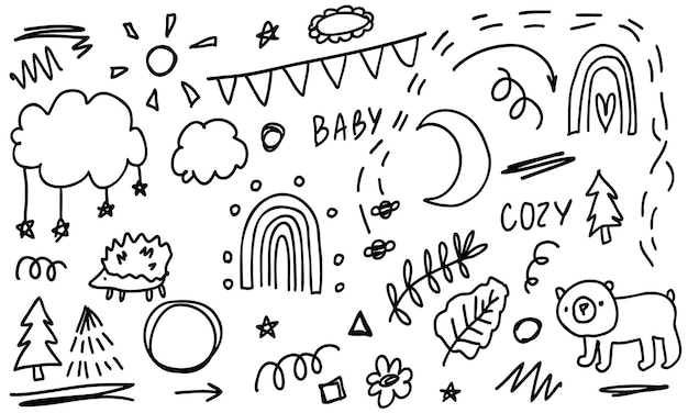 Whimsical Collection of Playful Doodles and Illustrations | Jiffy Designs