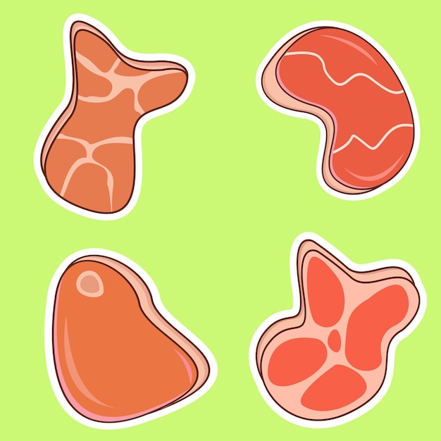 Vibrant Organic Shapes: A Versatile Sticker Collection | Jiffy Designs