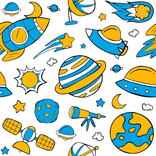 Vibrant Cosmic Collection of Celestial Icons and Symbols | Jiffy Designs