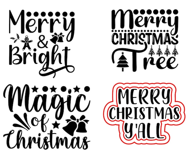 Festive Lettering Designs for a Merry Christmas Celebration | Jiffy Designs