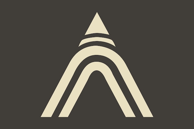 Minimalist Geometric Arch with Layered Triangular Shapes | Jiffy Designs