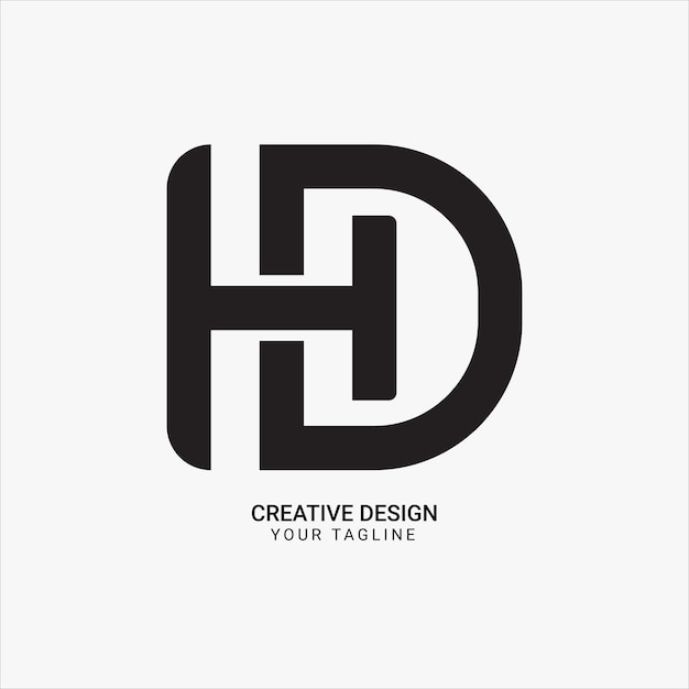 Minimalist Monogram Logo with Stylized Letterforms | Jiffy Designs