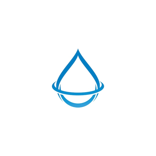 Minimalist Blue Water Drop Icon for Versatile Designs | Jiffy Designs