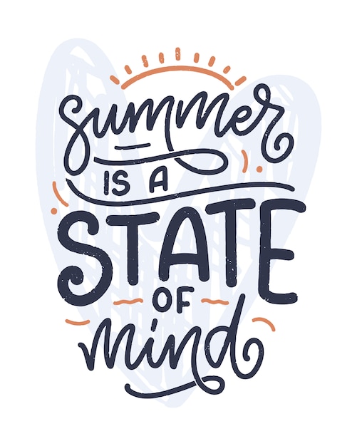 Vibrant Summertime Lettering with Playful Accents | Jiffy Designs