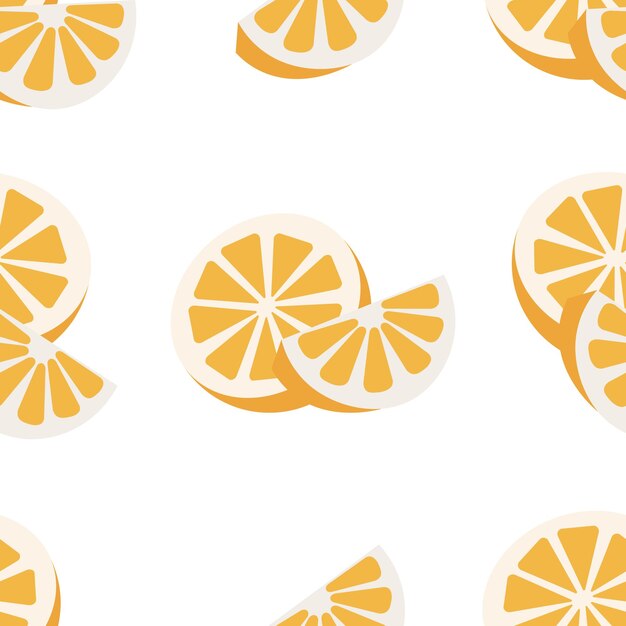 Vibrant Orange Slices: A Zestful Citrus Pattern | Jiffy Designs