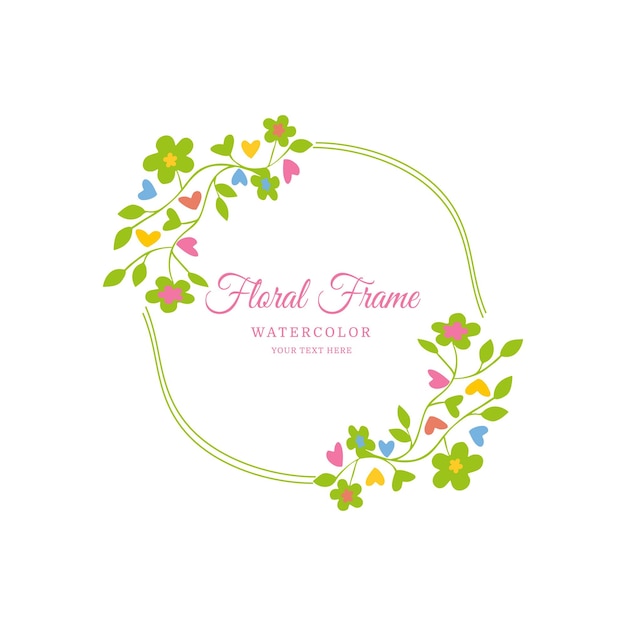 Vibrant Floral Wreath with Colorful Clovers and Leaves | Jiffy Designs