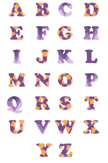 Vibrant Mosaic Letters: A Colorful Alphabet Collection | Jiffy Designs