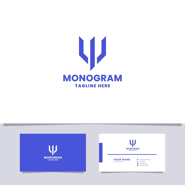 Sleek and Modern Monogram Symbol with Elegant Typeface | Jiffy Designs