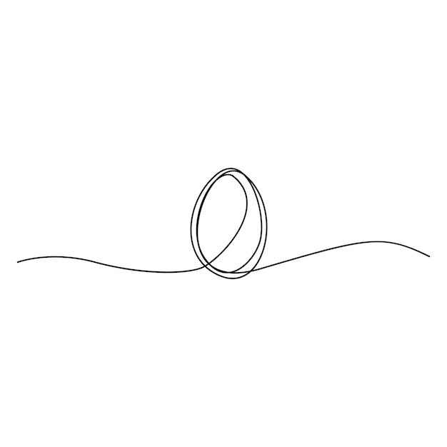 Minimalist Continuous Line Drawing of Intertwined Shapes | Jiffy Designs