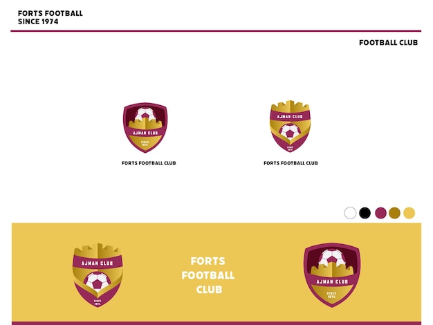 Vibrant Forts Football Club Emblems with Classic Crest Design | Jiffy ...