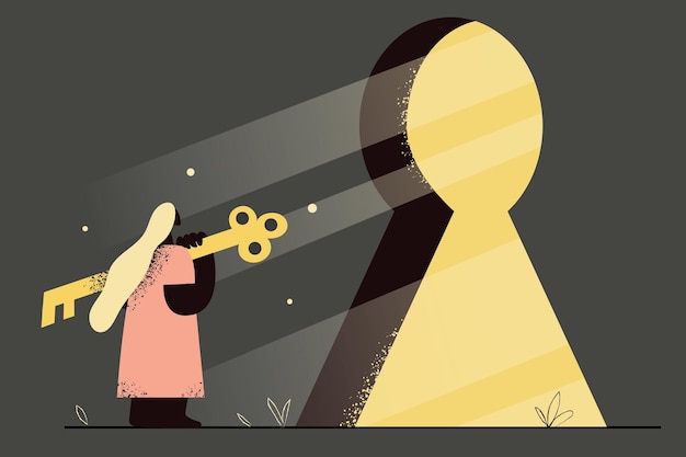 Mysterious Keyhole Illuminates Enchanting Secrets in the Night | Jiffy ...