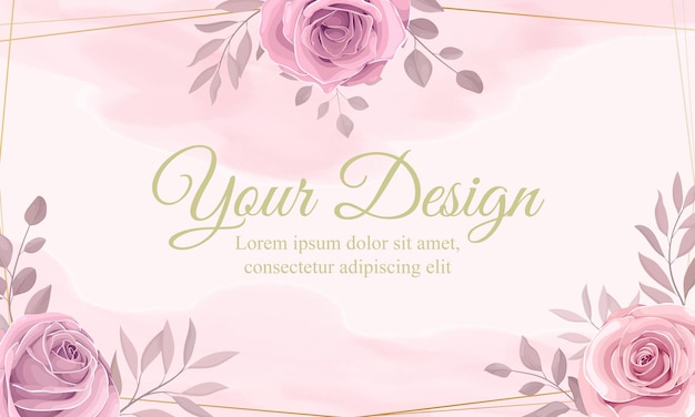 Elegant Floral Frame with Customizable Design | Jiffy Designs