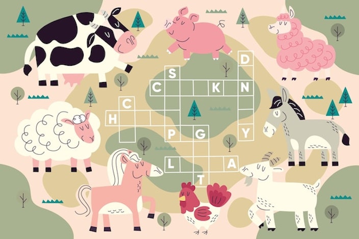 Delightful Farmyard Crossword: Adorable Animal Companions Abound Delightful Farmyard Crossword: Adorable Animal Companions Abound