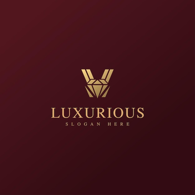 Elegant Golden Emblem with Luxurious Lettering on Burgundy | Jiffy Designs