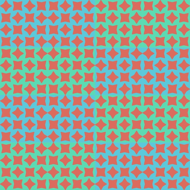 Vibrant Geometric Pattern with Overlapping Shapes | Jiffy Designs