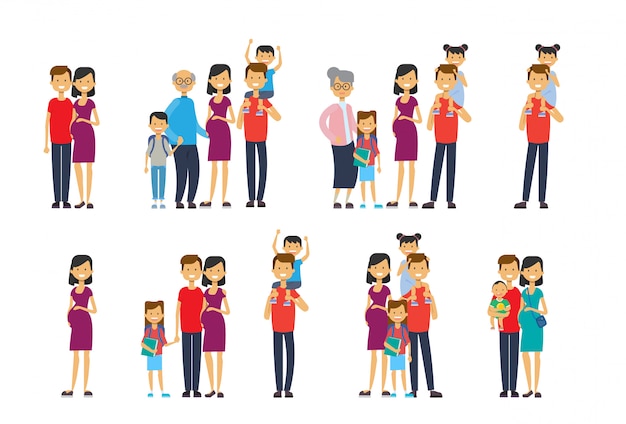 Diverse Family Portraits Showcasing Inclusive Relationships and ...