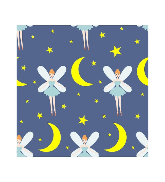 Whimsical Fairy Dance Under the Starry Night Sky | Jiffy Designs