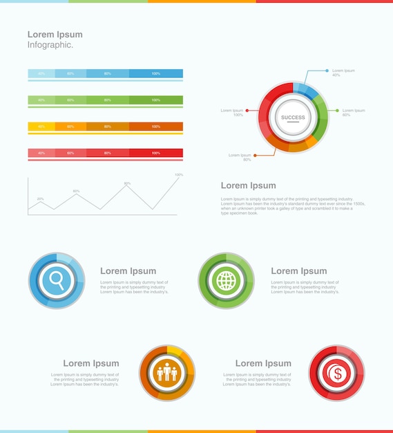 Vibrant Infographic Elements with Engaging Visualizations | Jiffy Designs