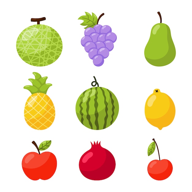 Vibrant Fruit Collection: Diverse Shapes, Colors, and Textures | Jiffy ...
