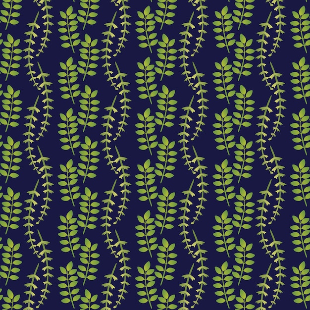 Vibrant Foliage Flourish: A Captivating Botanical Pattern | Jiffy Designs